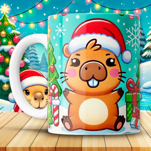 Capibara Navidad